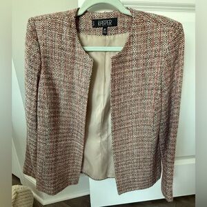 Kasper Multicolor Tweed Blazer